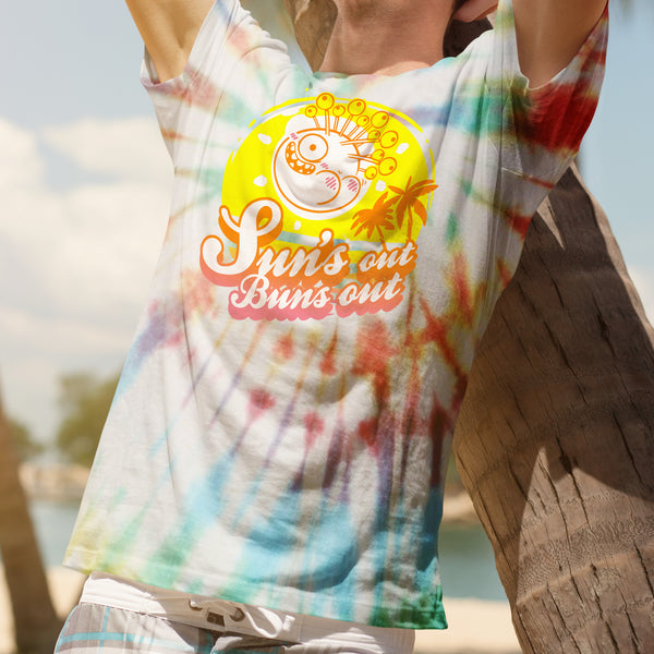 Sun’s Out, Buns Out Tie-Dye Tee