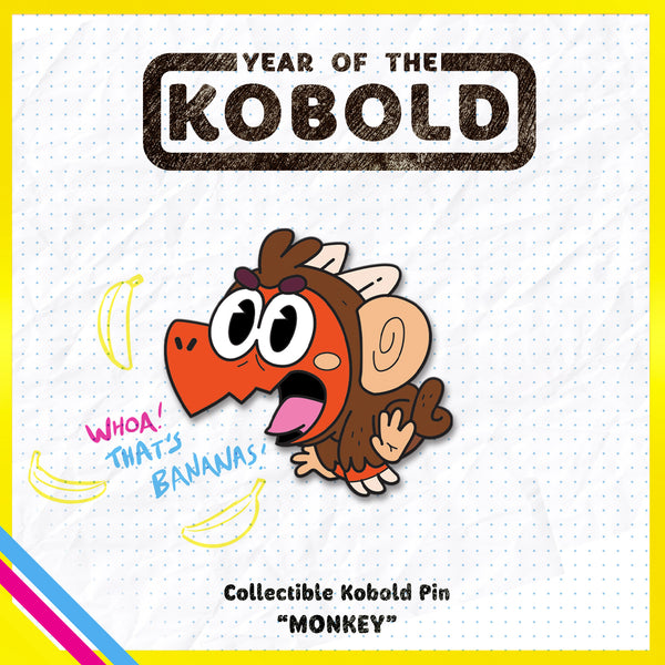 Year of the Kobold Collectible Pin - Monkey