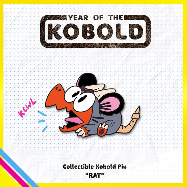 Year of the Kobold Collectible Pin - Rat