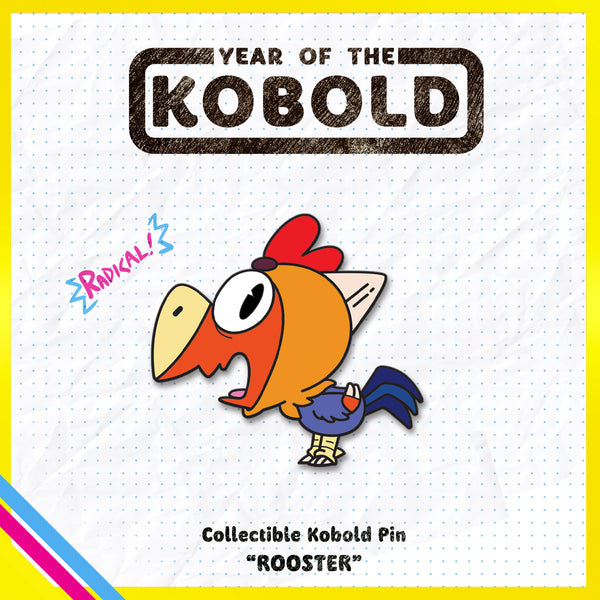 Year of the Kobold Collectible Pin - Rooster
