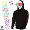 Deconstructed Dice Hoodie