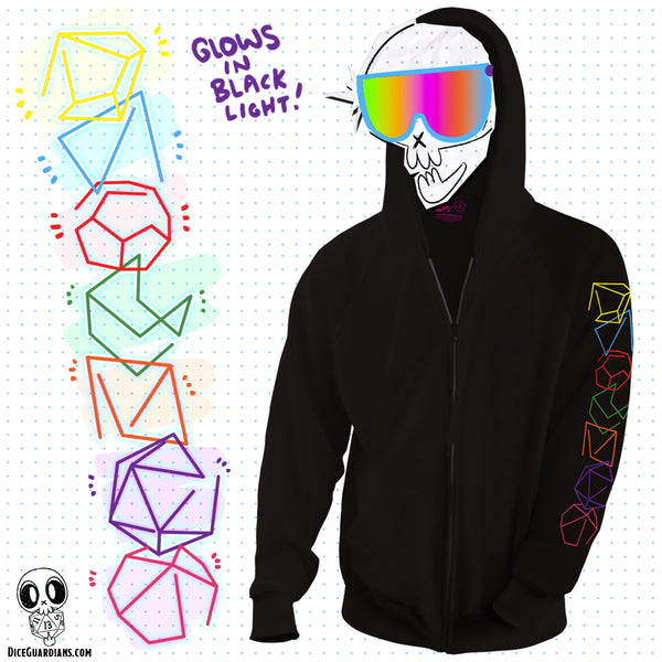 Deconstructed Dice Hoodie