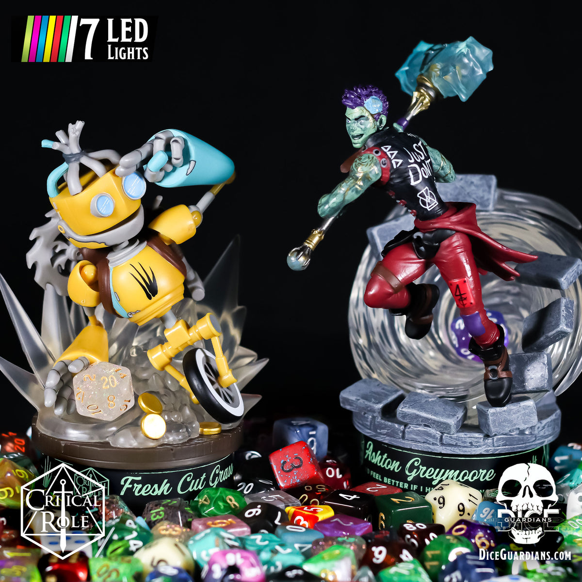 FCG & Ashton Greymoore Light Up Dice Guardian Dice Guardians