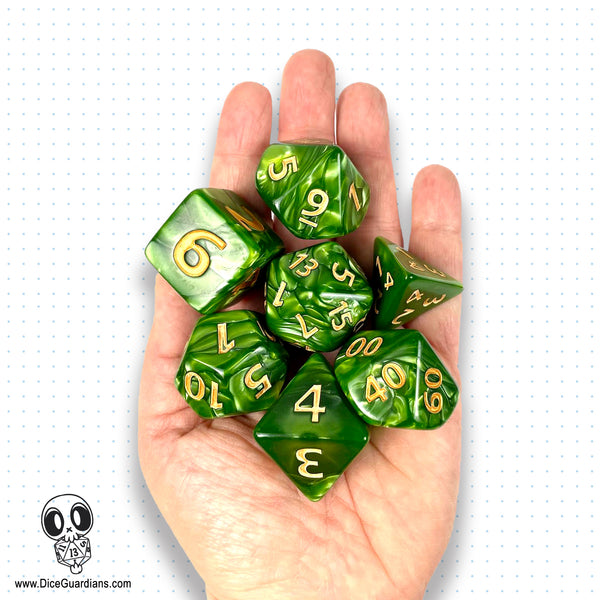 Behemoth Boulders Oversized Dice Set - Goblin Green