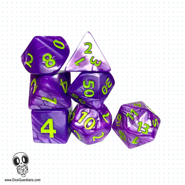 Behemoth Boulders Oversized Dice Set - Poison Purple