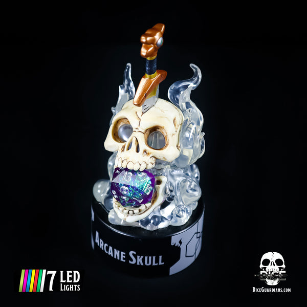 Arcane Skull Light Up Dice Guardian