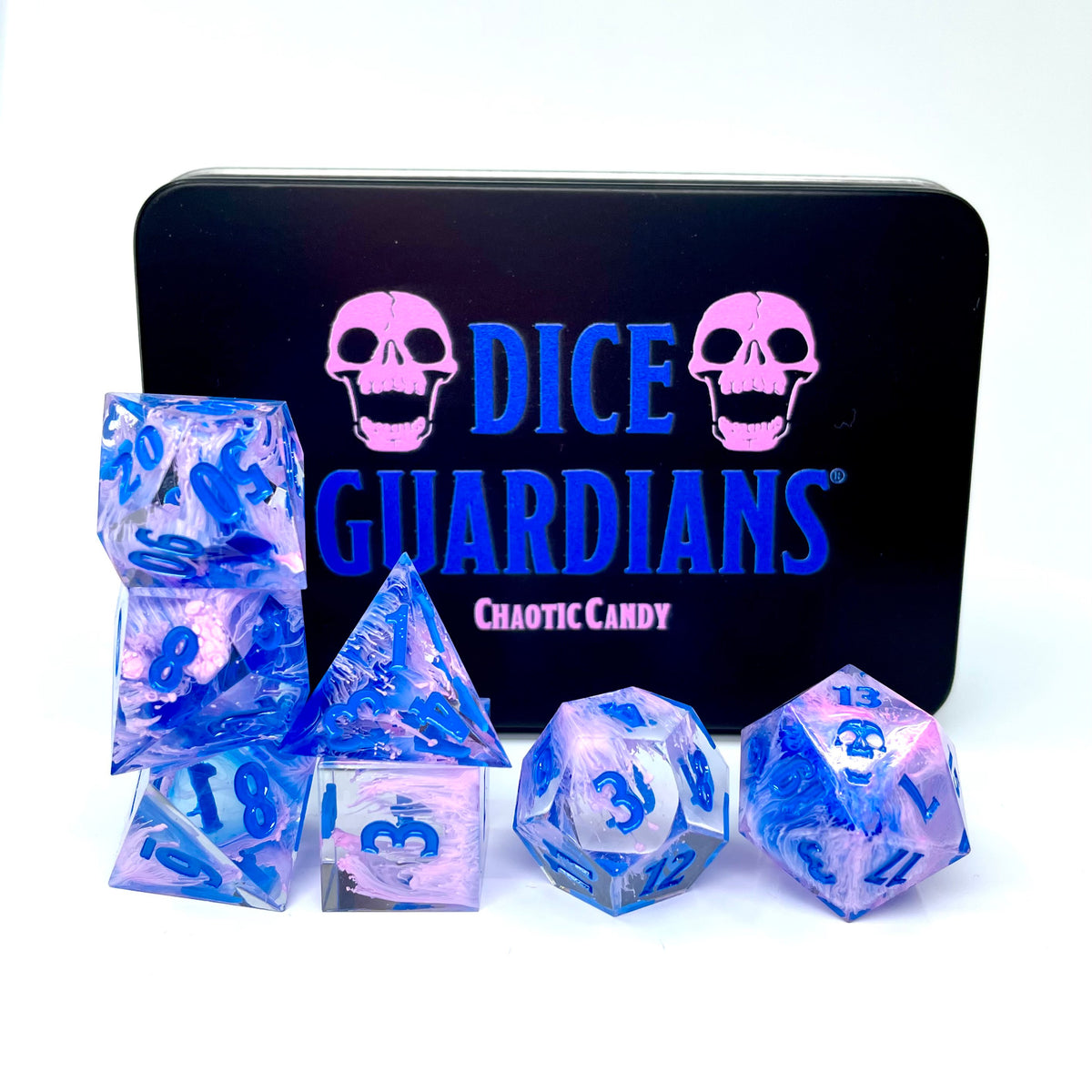 Lucky Dice Set Limited Collectable Polyhedral Dice Dice Guardians