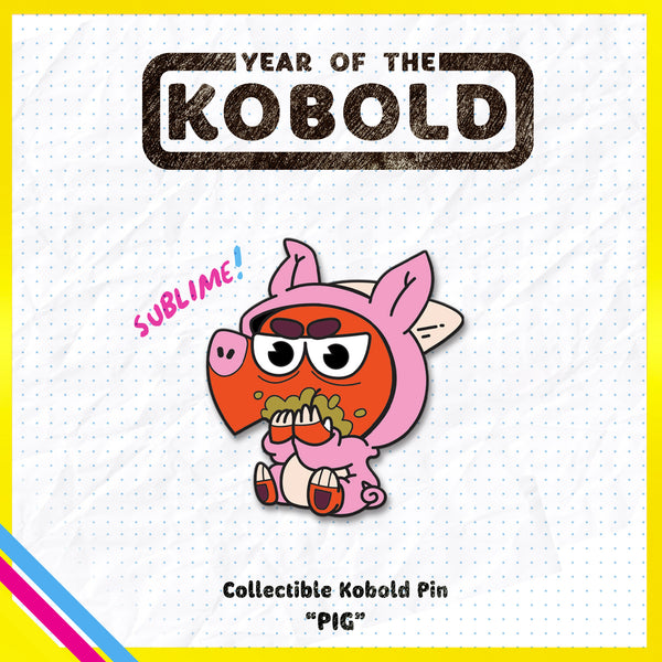 Year of the Kobold Collectible Pin - Pig
