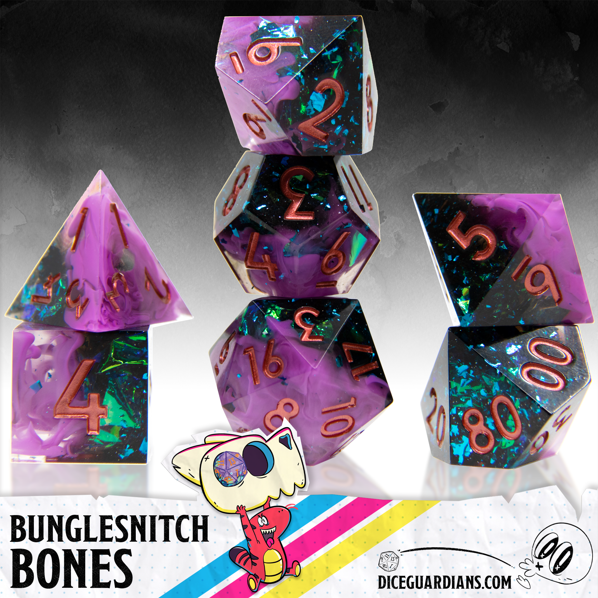 Bunglesnitch Bones Dice Set – Dice Guardians