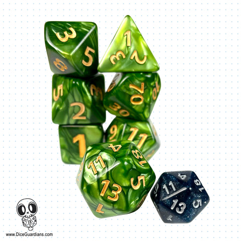 Behemoth Boulders Oversized Dice Set - Goblin Green