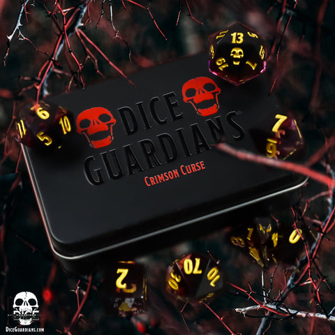 Crimson Curse Dice Set