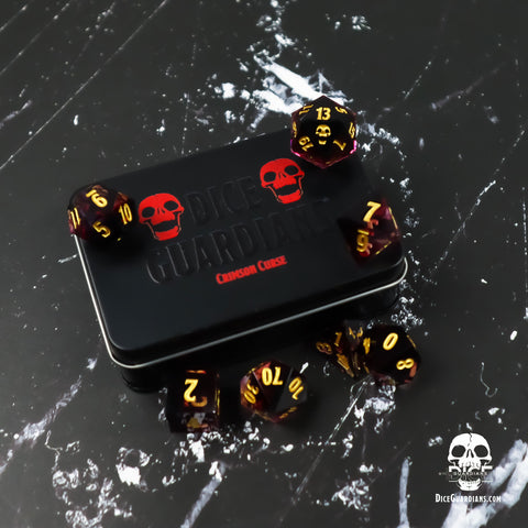 Crimson Curse Dice Set