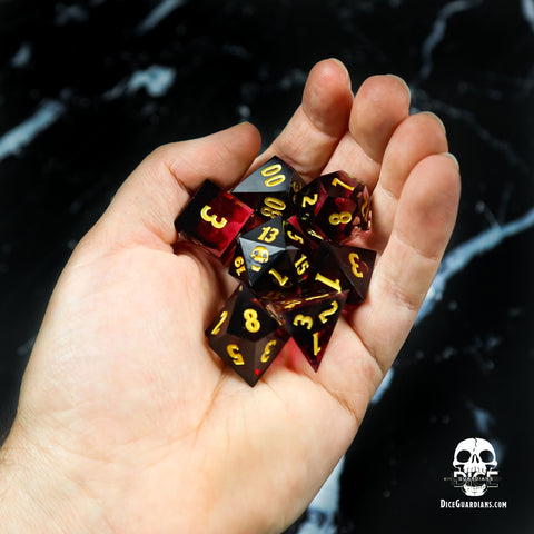 Crimson Curse Dice Set