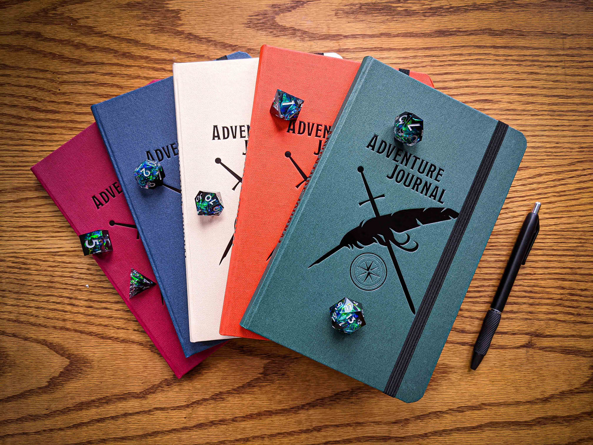 Adventure Journal Six Color Collection Dice Guardians